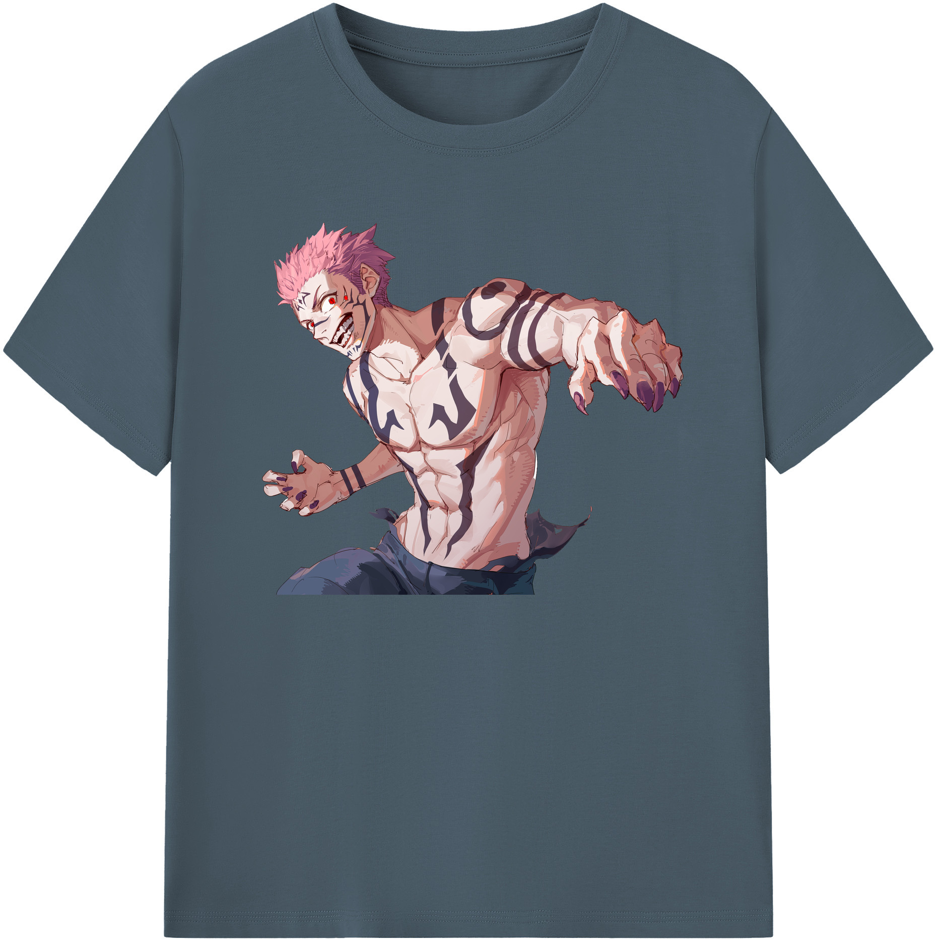 （画像用） 呪術廻戦 Jujutsu Kaisen 綿100％半袖Tシャツ（フロントプリント）